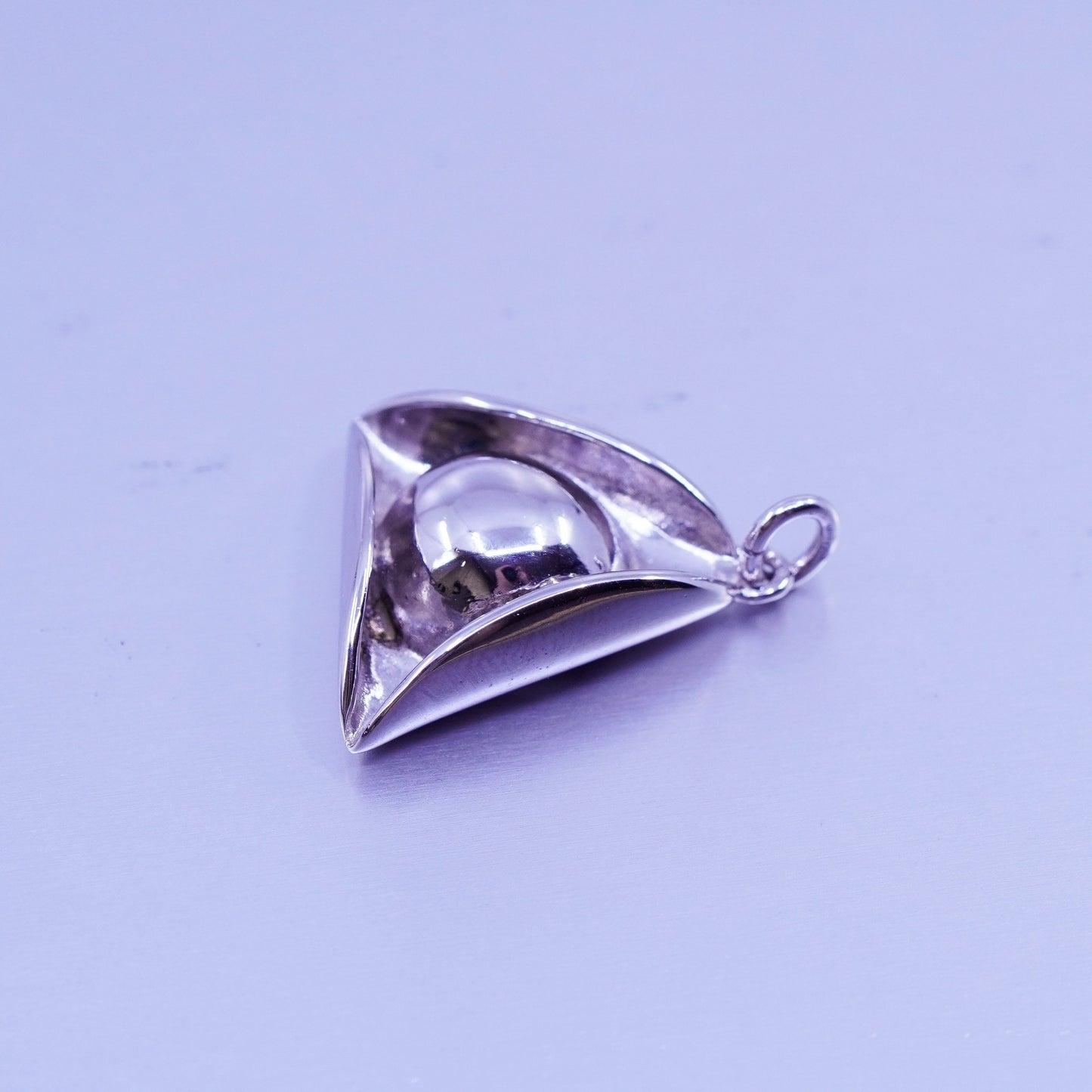 Antique Sterling 925 silver handmade charm pendant