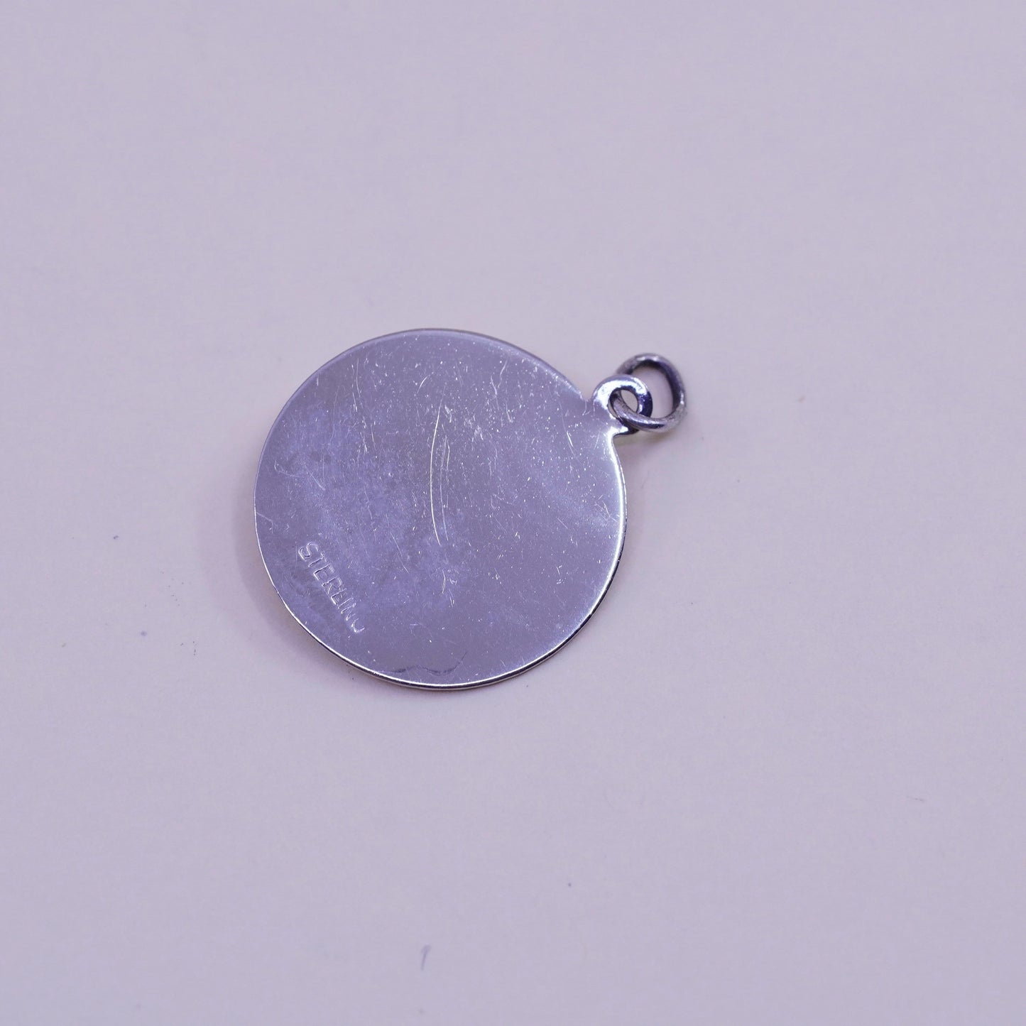 Vintage sterling silver charm, 925 New Jersey Atlantic City pendant