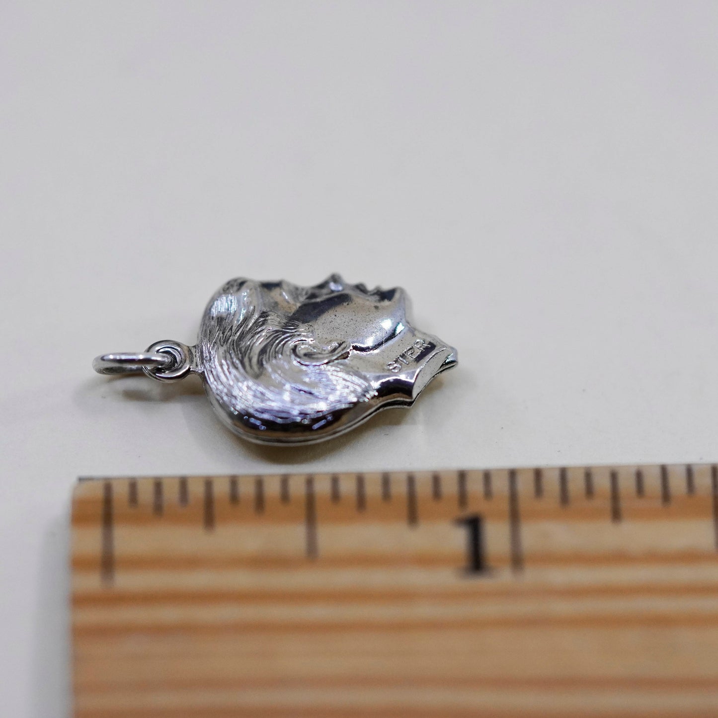 Vintage sterling silver 925 handmade boy charm pendant